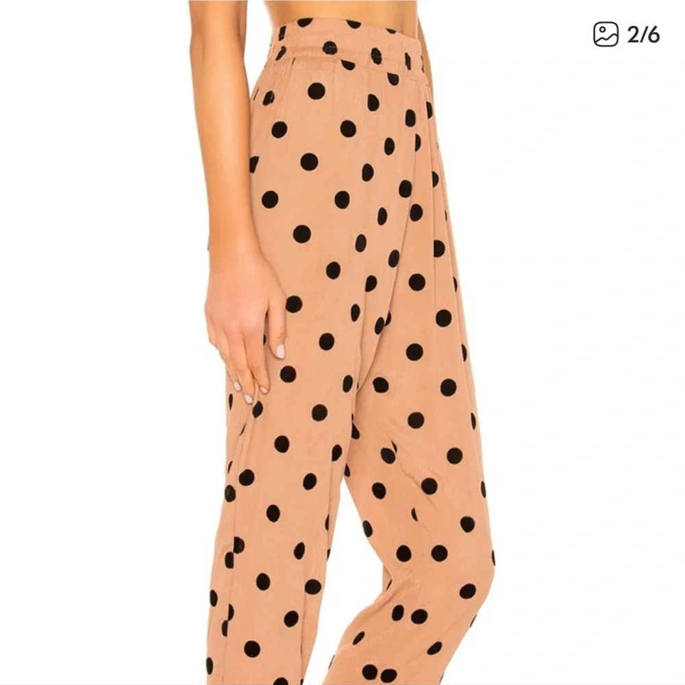 NWT Beach Riot Avery Polka Dot Pants Euro Summer Parisian Chic Revolve Cover up - Picture 13 of 13